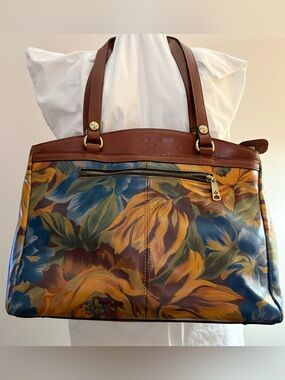 Patricia Nash Floral Oversized Poppy Tote